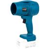 KATSU Tools KATSU FIT-BAT Soffiatore d'Aria a Batteria Compatto Turbo Soffiatore per Foglie e Polvere di Grandi Volumi per Edilizia, Cura del Prato di Casa, Pulizia della Neve e dell'Auto