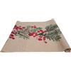ARPIMEX Rotolo Stampato Bacche Natalizie H 48 Cm L 3,5 Ml Rosso Verde