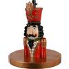ARPIMEX Base Albero di Natale Schiaccianoci 60 x 60 x 66 Cm Resina Rosso