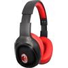 TECHMADE Ac Milan- Cuffie Senza Filo Cuffie Wireless Over-Ear, Cuffie Bluetooth Pieghevoli, Cuffie con Microfono Incorporato, HiFi Stereo, Micro SD Slot, FM Radio per iPhone/Android/Viaggio/PC