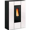 Nordica Extraflame Stufa A Pellet La Nordica Extraflame Modello MARILENA PLUS CRYSTAL 5.0 Da 8 kW Colore Bianco