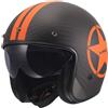 Ls2 Casco Moto Jet LS2 OF601 BOB II C STAR Arancio