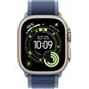 Apple Watch Ultra 3 (2025) 5G 49mm Natural Titanium Case Trail Loop M/L - Blue/B