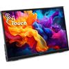 Atlantis Land Atlantis A05-P156AT1 Monitor Portatile 15,6" IPS 60Hz Full HD 16ms Touch Multime