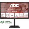 AOC MONITOR 27 LED IPS FHD 16:9 4MS 300 CDM 120HZ, REG ALTEZZA, DP/HDMI