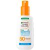 Garnier Ambre Solaire - Kids Spray protettivo spf 50+ Ceramide Protect 150 ml
