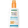 Garnier Ambre Solaire - Spray protettivo advanced sensitive spf 50+ Netlock Technology