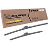 Michelin Stealth Ultra Pacchetto doppio tergicristallo da 24 e 18 pollici per Volkswagen, Hyundai, Caddy, Peugeot, Kia selezionati; Anni modello (19-2418SUBA)
