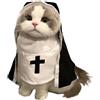 Generico Costumi per cani da gioco di ruolo - Outfit per cosplay per animali domestici di Halloween, abbigliamento da cane da suore divertente | per abiti da pet abitudine gemella, outfit per gatti p