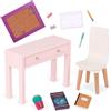 Our Generation set ufficio Working Wonder, scrivania e sedia per bambole