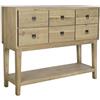 DRW Console per cassetti in pino naturale 140x40x110 cm