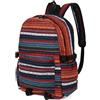 Yaopeing Zaino casual da donna, stile vintage unico, alla moda, stile bohémien, borsa a tracolla etnica, Rosso