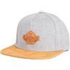 Blackskies Essentials Snapback cap Bambini | Kids-Basecap Ragazzi & Ragazze, Cappellino alla Moda, Idea Regalo Nascita Battesimo, Baseball, Visiera - Grigio-Marrone-Marrone L