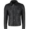 SHOP OF JACKETS LIMITED Giacca da uomo in vera pelle morbida, Nero , XXXL