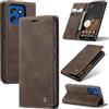 Phernykas Cover per Motorola Moto Edge 50 Neo Libro Pelle Portafoglio, [Porta Carte] [Magnetica] Premium PU Flip Wallet Custodia Cellulare Protection per Moto Edge 50 Neo Leather Case, Caffè