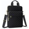 MicaYoung Custodia Sleeve per Laptop Tablet Compatibile con 14 Pollici MacBook Pro M5 M4 M3 M2 M1/MacBook Air M4 M3 M2 13,6 Pollici/iPad Pro M4 Air M3 13 Pollici/13 MacBook Neo/iPad 12,9 con Tastiera, Nero