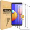 Lucyliy (3 confezioni) Compatibile Vetro Temperato per Samsung Galaxy M01 Core Protezione per schermo in vetro temperato, compatibile con le custodie [Alta definizione][Durezza 9H]