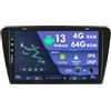 MISONDA Autoradio Android 13 2 Din 10 pollici IPS per Skoda Octavia 3 A7 2013-2018 con supporto GPS Navi Bluetooth | DAB | USB | Carplay|Android Auto| Wi-Fi | 4G| Collegamento specchio | RDS|SWC4G+64G