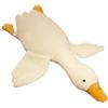 Maomoto 80 CM Swan peluche animale, peluche grande oca bianca peluche giocattolo, divertente anatra peluche bambola regalo di compleanno, morbido cuscino cuscino carino oca peluche giocattolo animali farciti