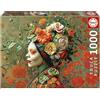 Educa - Puzzle 1000 pezzi Regina lucertola | Puzzle fantasy | Misura 68x48 cm | Include colla Fix | Per adulti 14+ (20233)