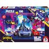 Schmidt Spiele 56489 Batwheels, Turbogload Action in Gotham City, 100 puzzle per bambini, multicolore