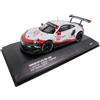 OPO 10 - Modello di Auto pressofusa in Scala 1:43 Compatibile con Porsche 911 (991) RSR #912 24h Daytona 2018 Bamber, Bruni, Vanthoor Ixo 43047