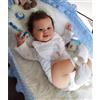 Binxing Yts Bambole Reborn 60cm - Bambole Reborn in Silicone Reborn Babys Dolls Ragazza Bambini Giocattoli 24 Pollice Handmade Toy Gift Set per Bambini Compleanno