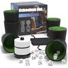 Gamingo Set da Gioco: Gioco Shock, Set Completo, Bianco e Nero, 2-6 Giocatori, Tutte Le età