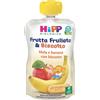 HIPP ITALIA SRL HIPP BIO FRUTTA FRULLATA&BISCOTTO MELA BANANA BISCOTTO 90 G