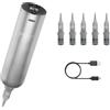 PMU PERMANENT MAKEUP PMU Penna Tatuaggio Wireless Brushless 1500mAh 3.5mm Corsa Kit Completo Aghi (Nero)