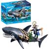 Playmobil Pirati 71793 Pirata e Squalo Gigante