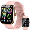 Jugeman Smartwatch Uomo Donna Chiamate Bluetooth, 1.96'' Orologio Smartwatch con Cardiofrequenzimetro/Contapassi/Sonno/SpO2, 113+ Sportive Smart Watch IP68 Impermeabile Fitness Tracker per iOS Android