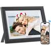 THOMSON Cornice Digitale da 10,1 Pollici - Cornice Digitale Foto WiFi, Portafoto Digitale 1280x800 HD Schermo Touch IPS, Condivisione di Immagini Musica Videos del, Calendario, Memoria 32 GB