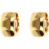 BRONZALLURE Orecchini Donna placcati Oro Giallo 18k - Orecchini a Cerchio Lucidi Anallergici - Diametro 1.5cm - Gioielli Made in Italy - Idea Regalo Compleanni, Anniversari, Festa Donna, Festa Mamma