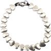 Spadarella Gioielli Spadarella bracciale unisex con cuori da 8 mm in argento SPBR313 lunghezza 17 cm