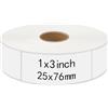 Yoosso 1000 Etichette Congelatore Rimovibili Autoadesive 2,5 x 7,6 Cm | Impermeabili E Resistenti All'Olio, Scrivibili, Adesione Sicura, Senza Residui, Per Contenitori Alimentari E Barattoli