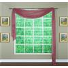 Today's Curtain Emelia Original - Sciarpa in voile 548,6 cm, colore: Malva, 114,3 cm x 548,6 cm (lunghezza x larghezza)