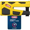 ABUS Granit Sledg 77 giallo - Serratura per moto con cilindro XPlus sicuro e cavo di richiamo - Livello di sicurezza 17 - Giallo