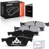 Frankberg Set di pastiglie dei freni incl. 4x Pastiglie dei Freni Anteriore Compatibile con Discovery Sport L550 R.a.n.g.e R.o.v.e.r Evoque L538 Replace# LR072681, LR061373