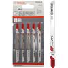 BOSCH PROFESSIONAL Lame Bosch Professional T101A seghetto alternativo (5 pezzi)