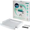 WPRO SKS101 Kit Sovrapposizione Universale per asciugatrice lavatrice, kit di incolonnamento.