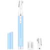 Funstant UK004 - Rasoio elettrico di precisione per sopracciglia, da donna, a batteria, con pettine, senza sensazione di trazione, indolore, per viso, mento, collo, labbro superiore, color pesca