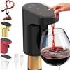 Generic Sipvault - Dispenser intelligente per liquori, decanter elettrico per vino, quantità regolabile per alcol (nero)