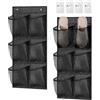 Dilireba 2 Pezzi Shoe Storage Organizer con Gancio, Scarpiera Sopra la Porta, Portascarpe da Appendere Camper, Organizer per Scarpe, Scarpiera da Appendere Sopra la Porta per Cucina,Camera da Letto (Nero)