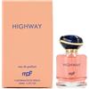 my perfumes MPF My Perfumes Highway EDP Eau de Parfum Spray per donne e uomini (unisex), 100 ml Prodotto negli Emirati Arabi Uniti