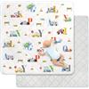 decalsweet Tappeto Gioco Bambini 127×127cm, Addensato 2cm Tappeto Gioco Neonato, Antiscivolo Tappeto Cameretta Bambina & Bambino, Pieghevole Tappeto Tummy Time Neonati (Trasporti Alfabetici)