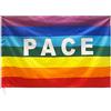 Mizijia Bandiera della Pace,Bandiera Arcobaleno,Bandiera della Pace Arcobaleno150x90cm Bandiera Rainbow Flag per Esterno Interno Giardino