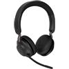 JABRA EVOLVE2 65 UC STEREO CUFFIA NERO BT USB-A MOD. 26599-989-999 EAN 570699102