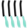 TQRR Spazzola per Pulire Fessure, Spazzola Fughe, Spazzola Fine Brush Pulizia, Multifunzionale Spazzola Per Pulizia Di Gap Per Cucine, Casa, Doccia, Bagno, Finestra (4, Menta)