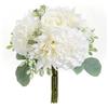 Sousi Bouquet matrimoniali per sposa e damigelle, mazzi di rose finte bianche, addobbi per nozze